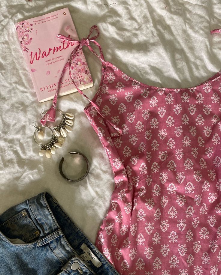 Summer Bloom' Cotton Strap Top