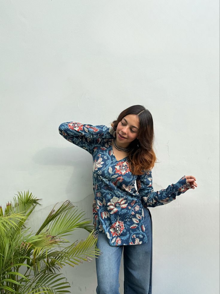 Effortless Elegance in Floral Hues