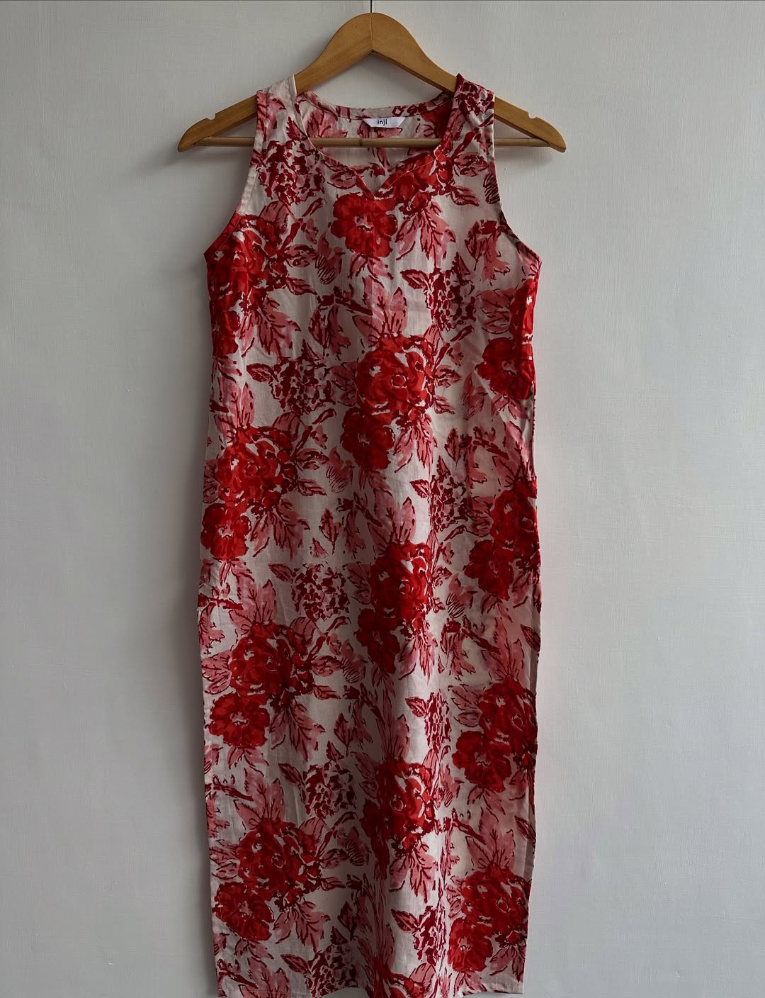 The 'Sunny Day' Cotton Maxi Slip Dress / Long Kurta
