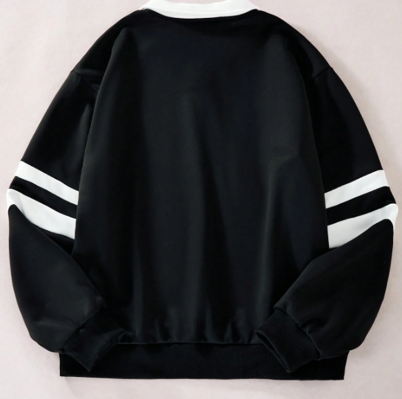 Classy Brooklyn 45 Oversized Collar Sweatshirt