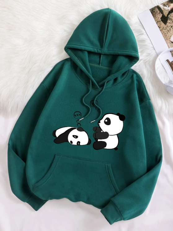 Panda Green/Pink/BlueColor Block Striped Knit Sweater – Pastel Winter Pullover